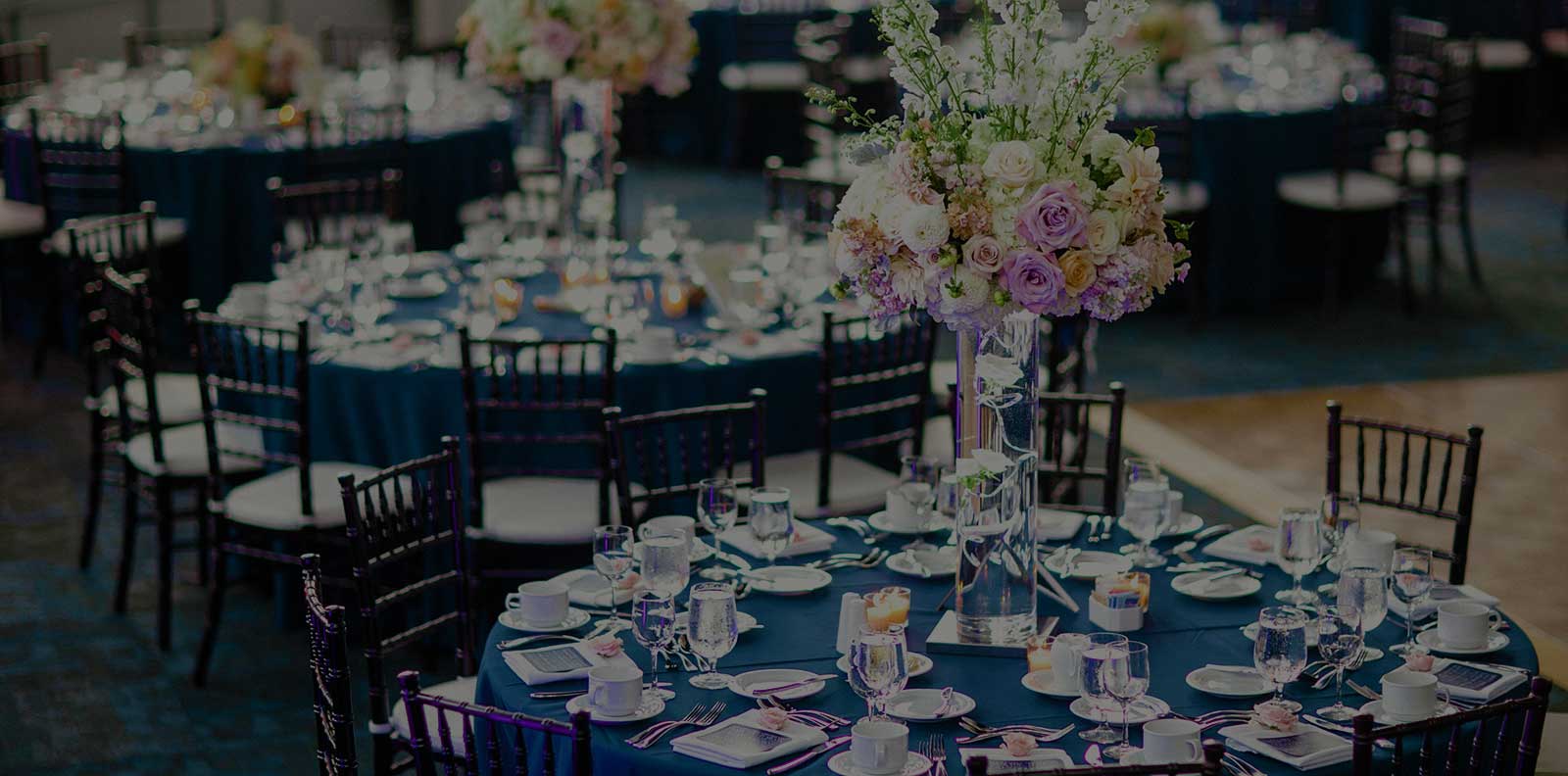 wedding banquet tables