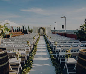 rooftop wedding