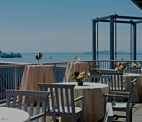 patio wedding