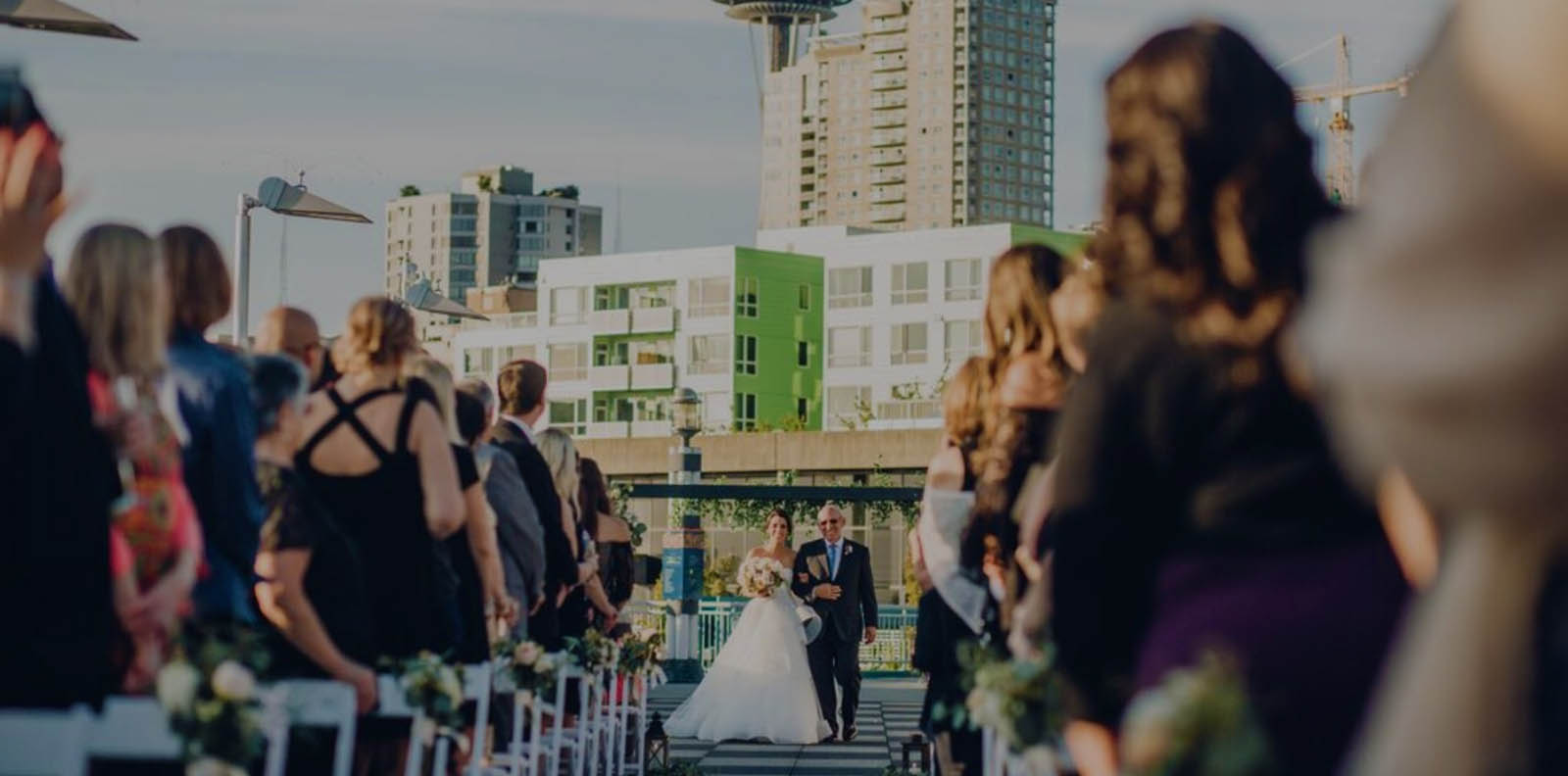 rooftop wedding