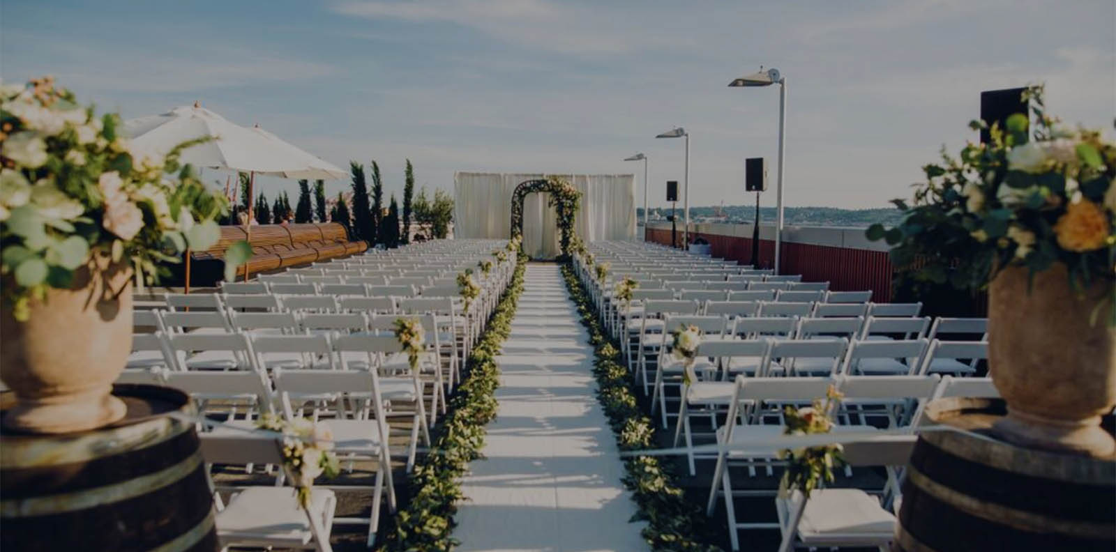 rooftop ceremony